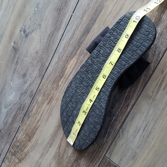 Sanuk Yoga sling flip flop thong sandals textile Strappy shoes sz 9 - Picture 9 of 9